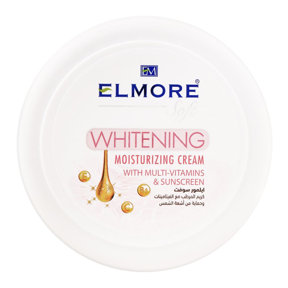 Elmore Soft Whitening Moisturizing Cream, 200ml -  Front View