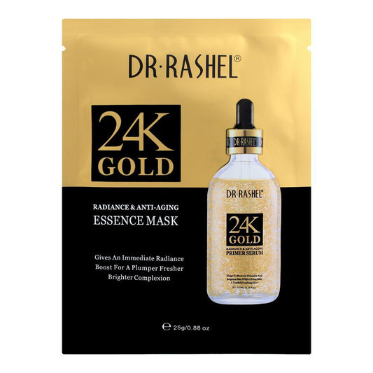 Dr. Rashel 24K Gold Radiance & Anti Aging Essence Mask, 25g - Front View