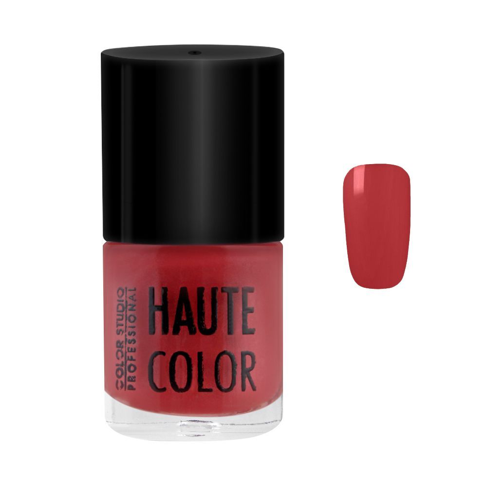 Color Studio Haute Color Nail Polish, Rouge - Front View