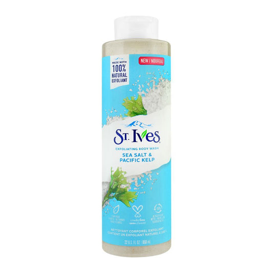 St. Ives Sea Salt & Pacific Kelp Exfoliating Body Wash, 650ml - Front View