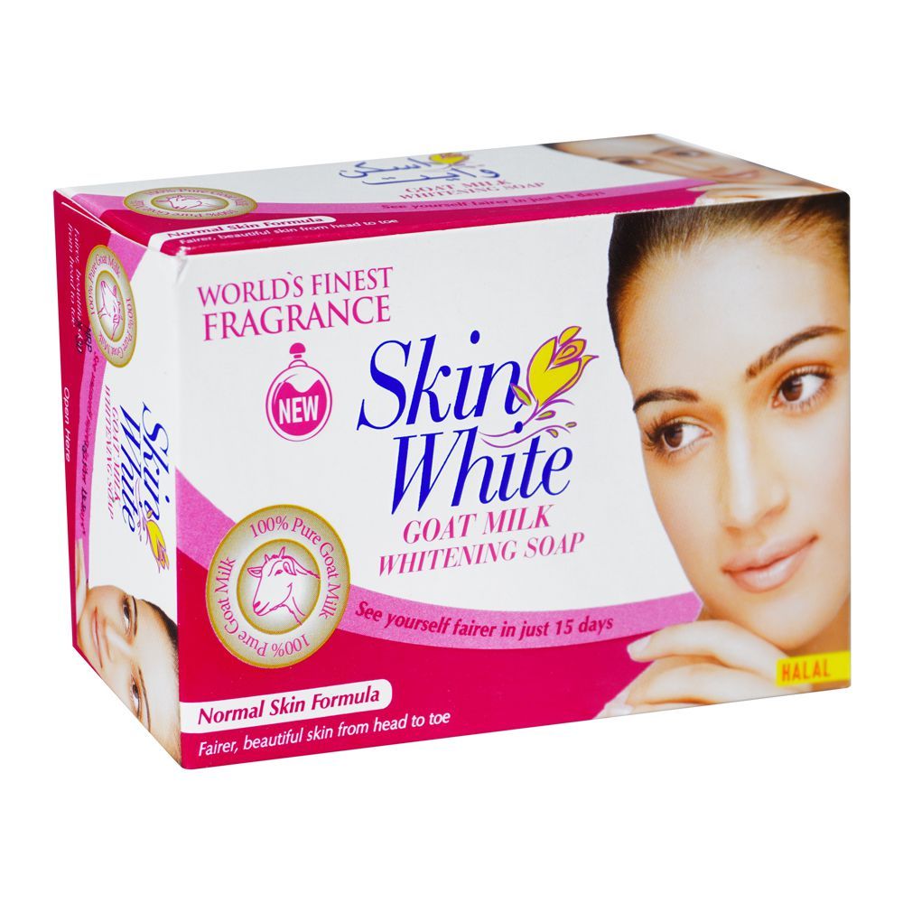 Skin White Noraml Skin Formula Soap, Pink, 110g - Front View