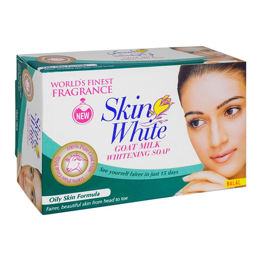 Skin White Oily Skin Formula Soap, Green, 110g - Front View