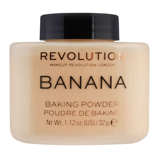Makeup Revolution Banana Baking Powder, 32g - Front View
