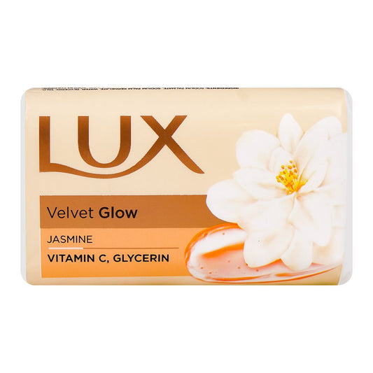 Lux Velvet Glow Jasmine White Soap, 172g - Front View