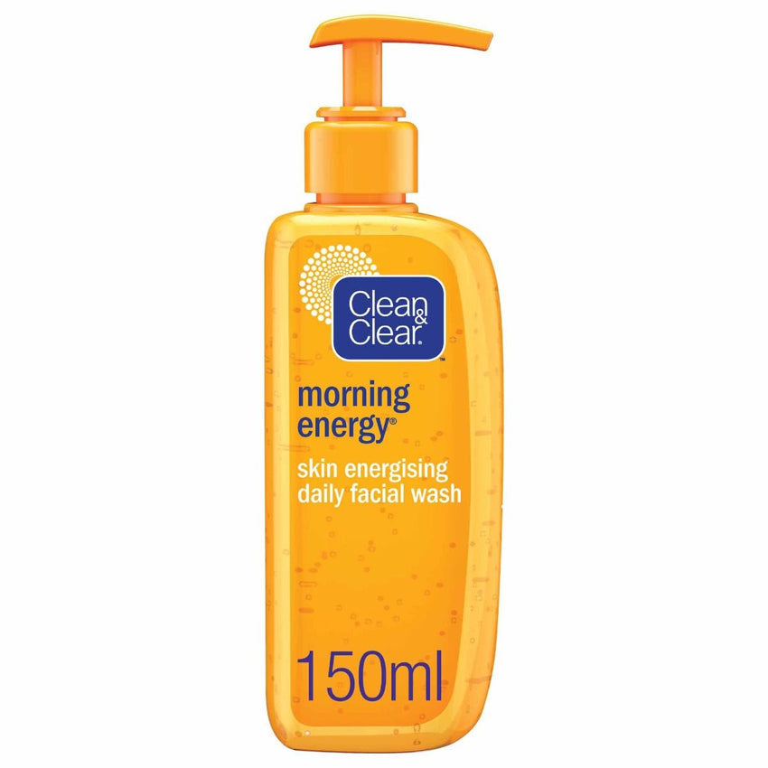 Clean & Clear Morning Energy Skin Energising Daily Facial Wash Oil Free, 150ml -  Front View