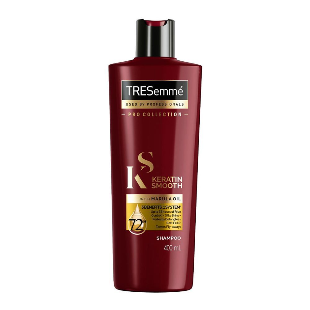 Tresemme Pro Collection Keratin Smooth Shampoo, 400ml - Front View
