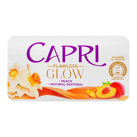 Capri Glow Daffodil Peach Soap, 150g - Front View
