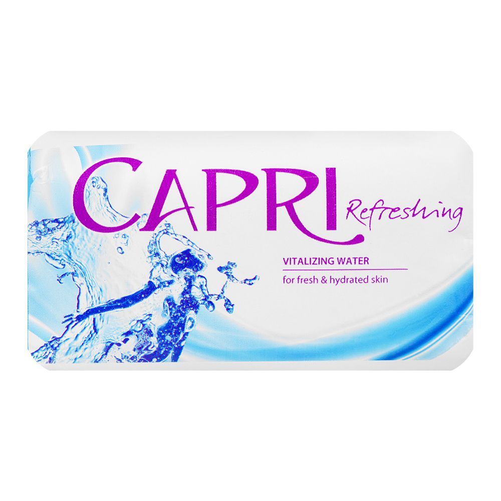 Capri Refreshing Vitalizing Water Blue Soap, 150g - Front View