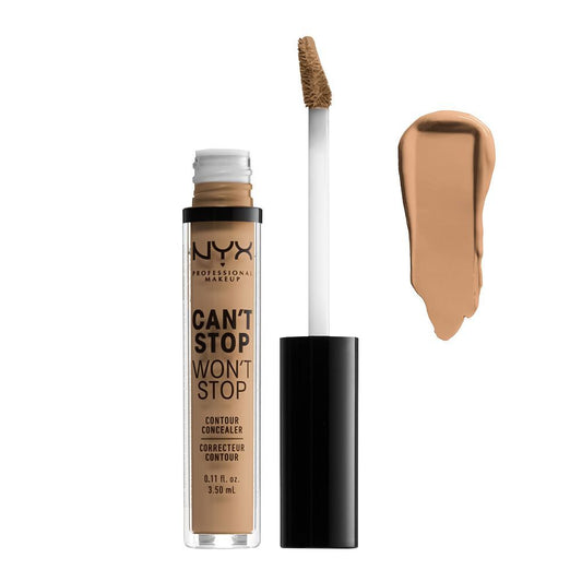 NYX Can't Stop Won't Stop Contour Concealer, Caramel - Front View