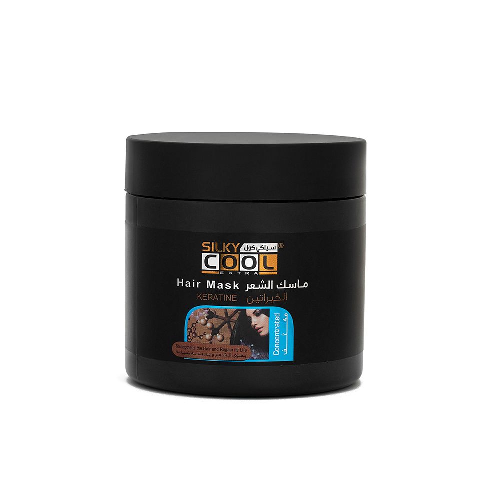 Silky Cool Extra Keratine Hair Mask, 400ml - Front View
