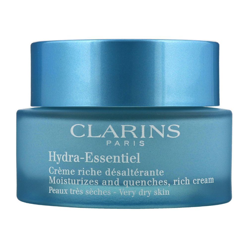 Clarins Paris Hydra-Essentiel Very Dry Skin Rich Cream, 50ml -  Front View