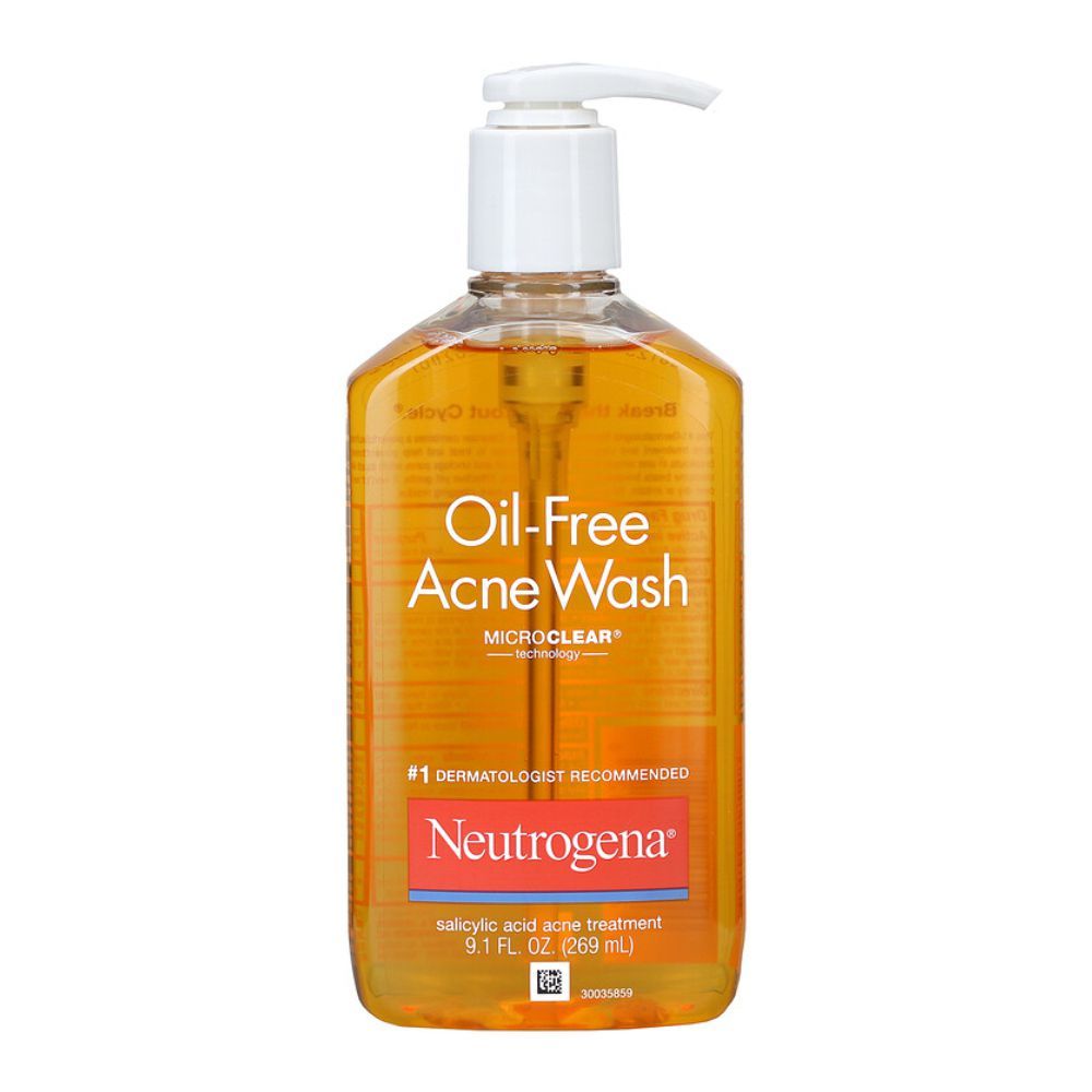 Neutrogena Oil-Free Micro Clear Acne Wash, 269ml - Front View
