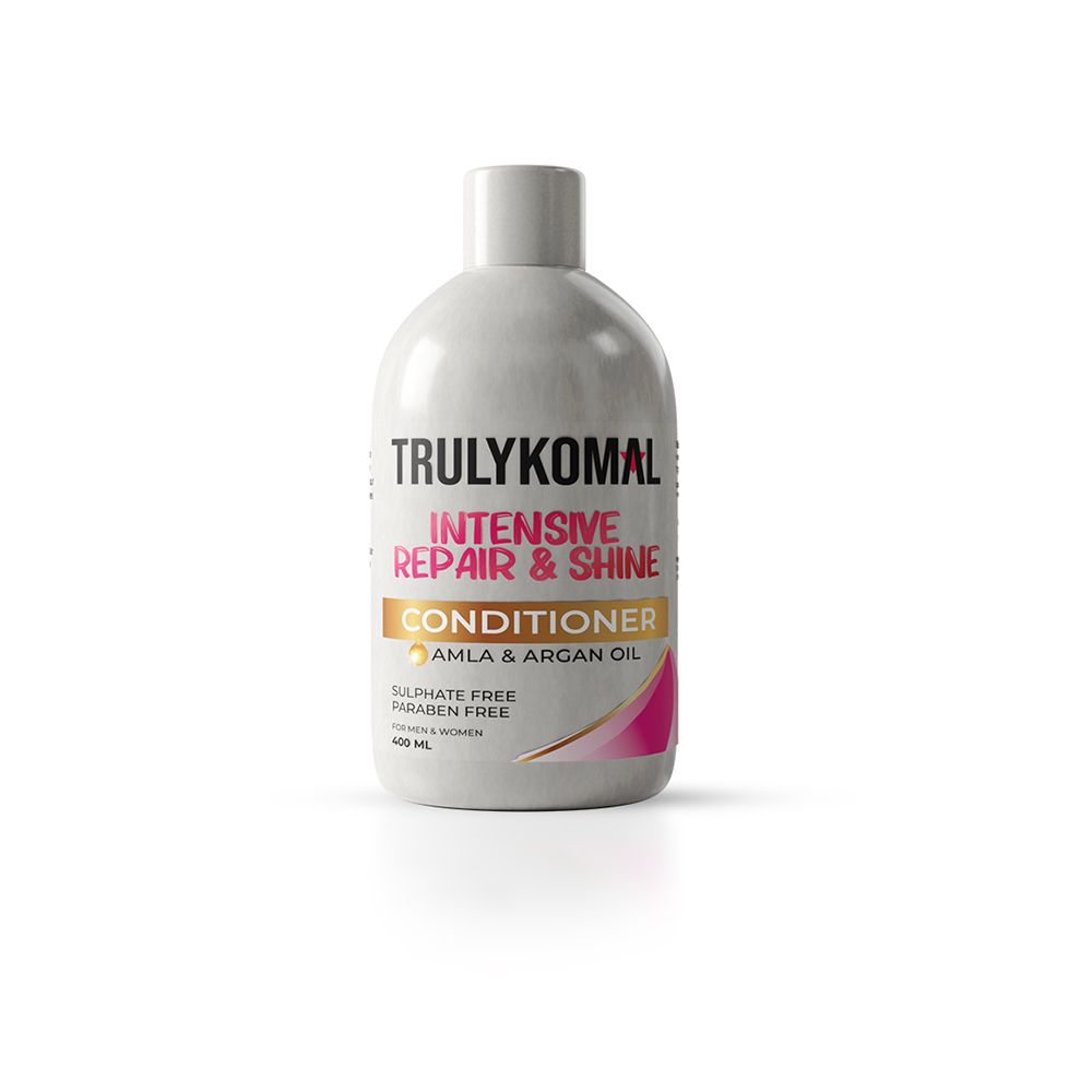Truly Komal Intensive Repair & Shine Conditioner, Sulphate & Paraben Free, 400ml - Front View