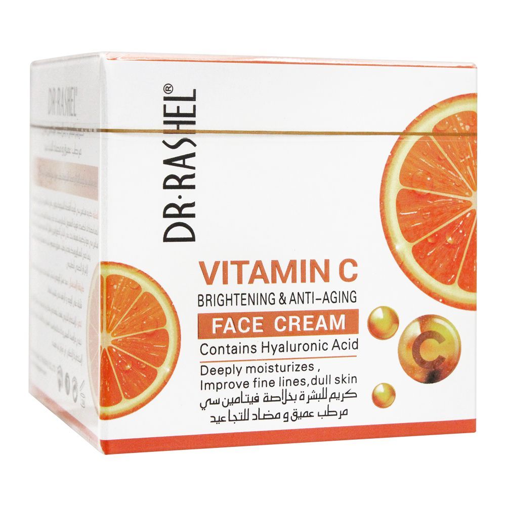 Dr. Rashel Vitamin C Brightening & Anti Aging Face Cream, 50g -  Front View