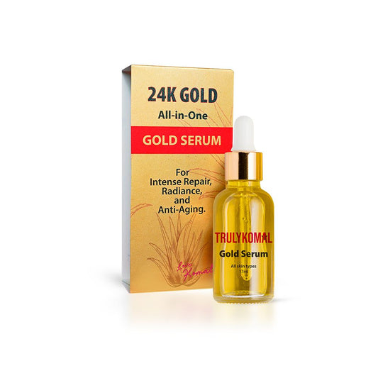Truly Komal 24K Gold All-in-One Power Serum, 15ml - Front View