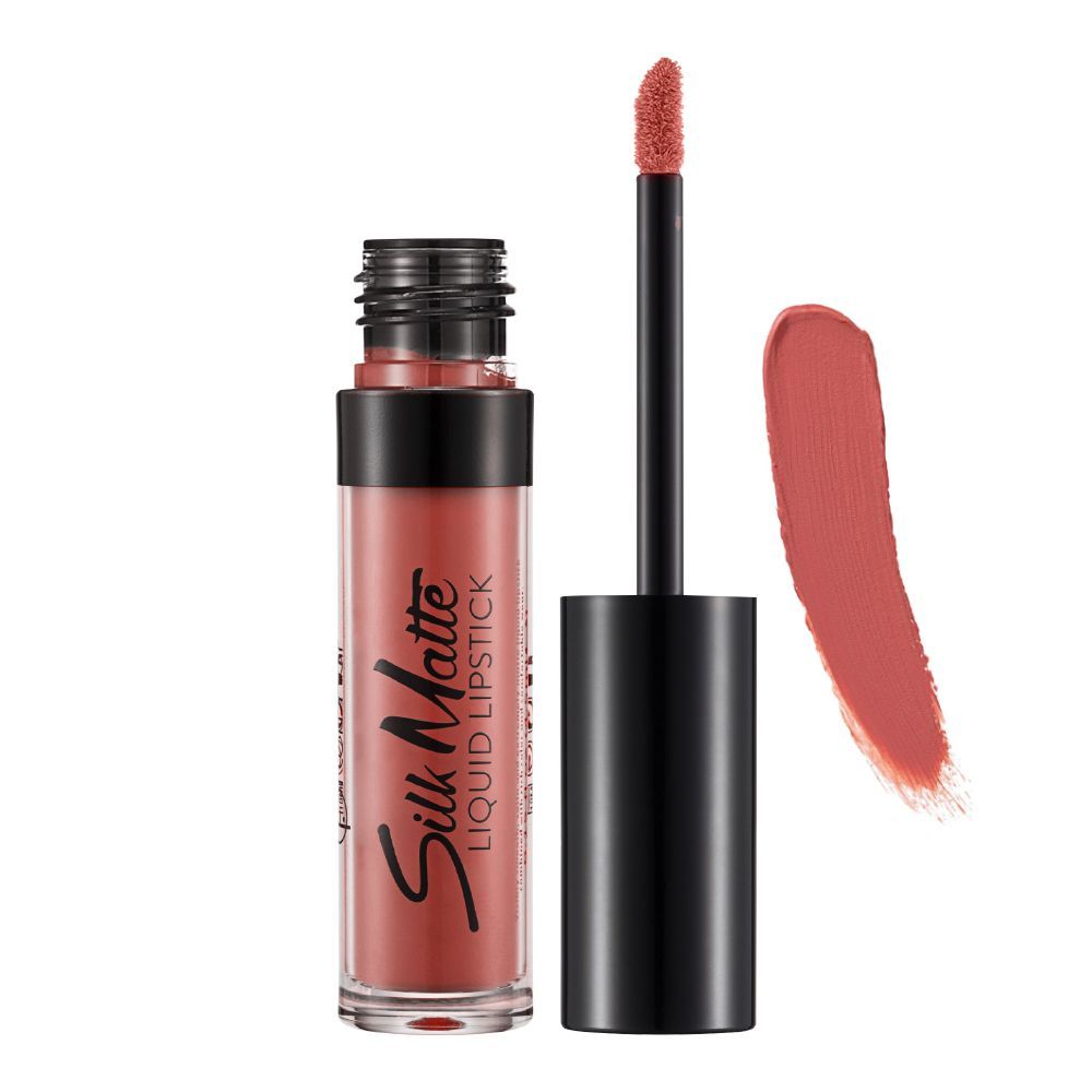 Flormar Silk Matte Liquid Lipstick, 09, Nasty Coral - Front View