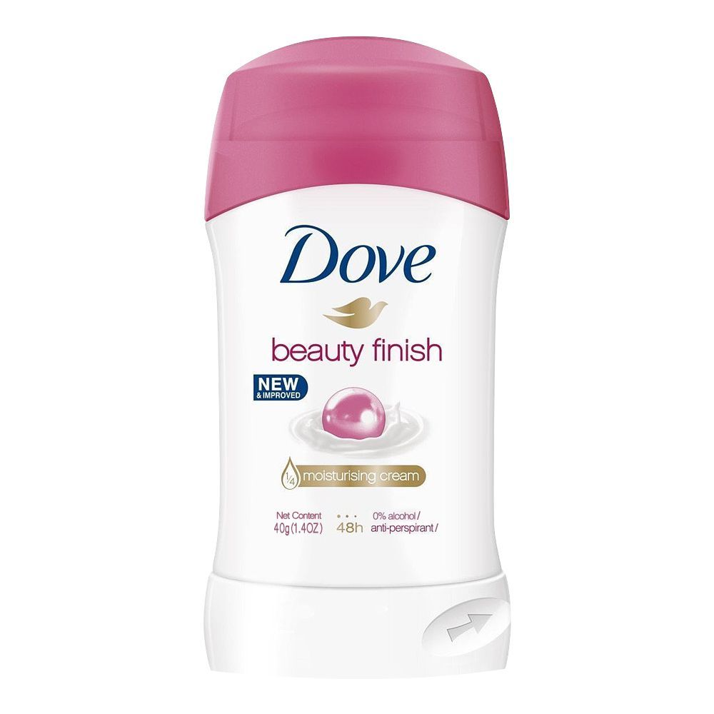 Dove Beauty Finish Anti Perspirant Deodorant Stick, For Women, 40ml - Front View