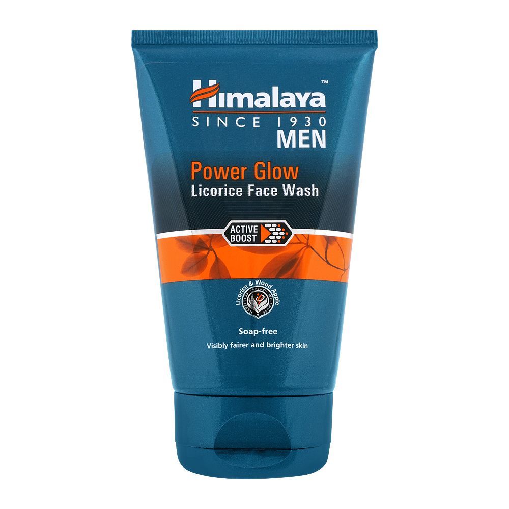 Himalaya Men Power Glow Licorice Face Wash, 100ml - Front View