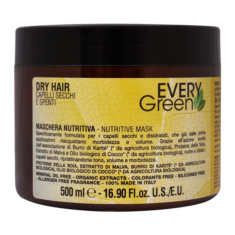 Every Green Dry Hair Nutritive Mask, 500ml - Front View