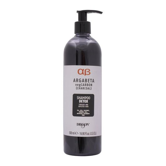 Dikson Argabeta VegCarbon Charcoal Detox Shampoo, 500ml - Front View