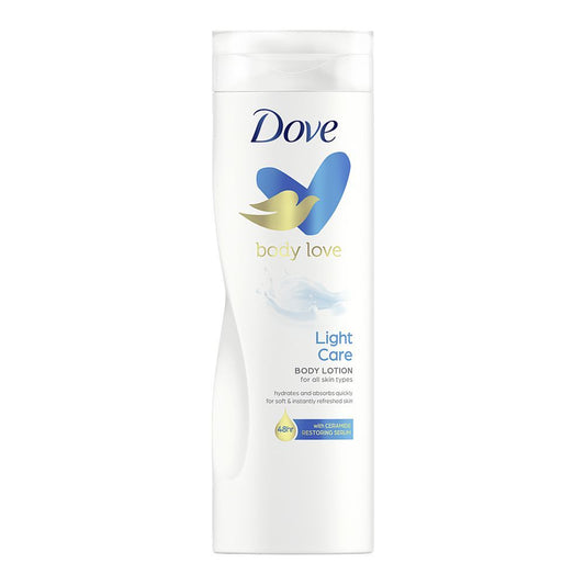 Dove Body Love Light Care Body Lotion, For All Skin Types, 400ml -  Front View