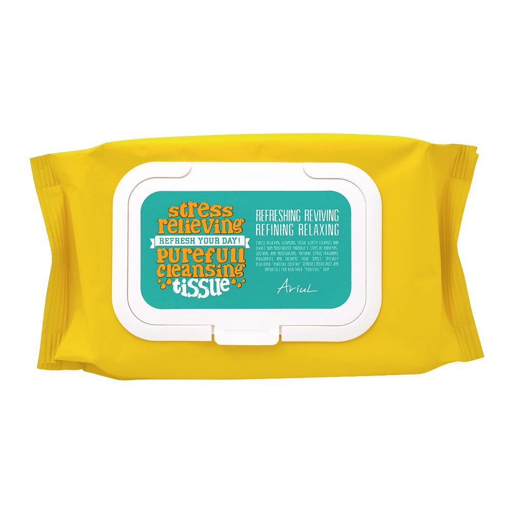 Ariul Stress Relieving Purefull Cleansing Tissue, 45-Pack - Front View