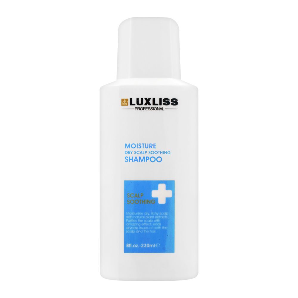 Beaver Luxliss Moisture Dry Scalp Soothing Shampoo, 230ml - Front View