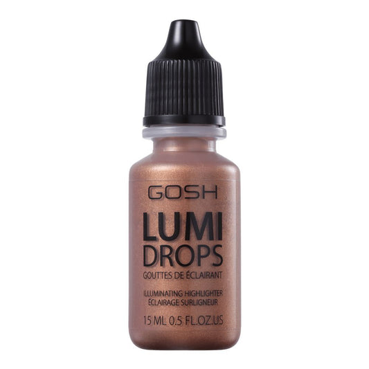 Gosh Lumi Drops Illuminating Highlighter, 006 Bronze, 15ml - Front View