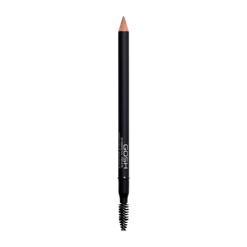 Gosh Eyebrow Pencil, 03 Grey Brown - Front View