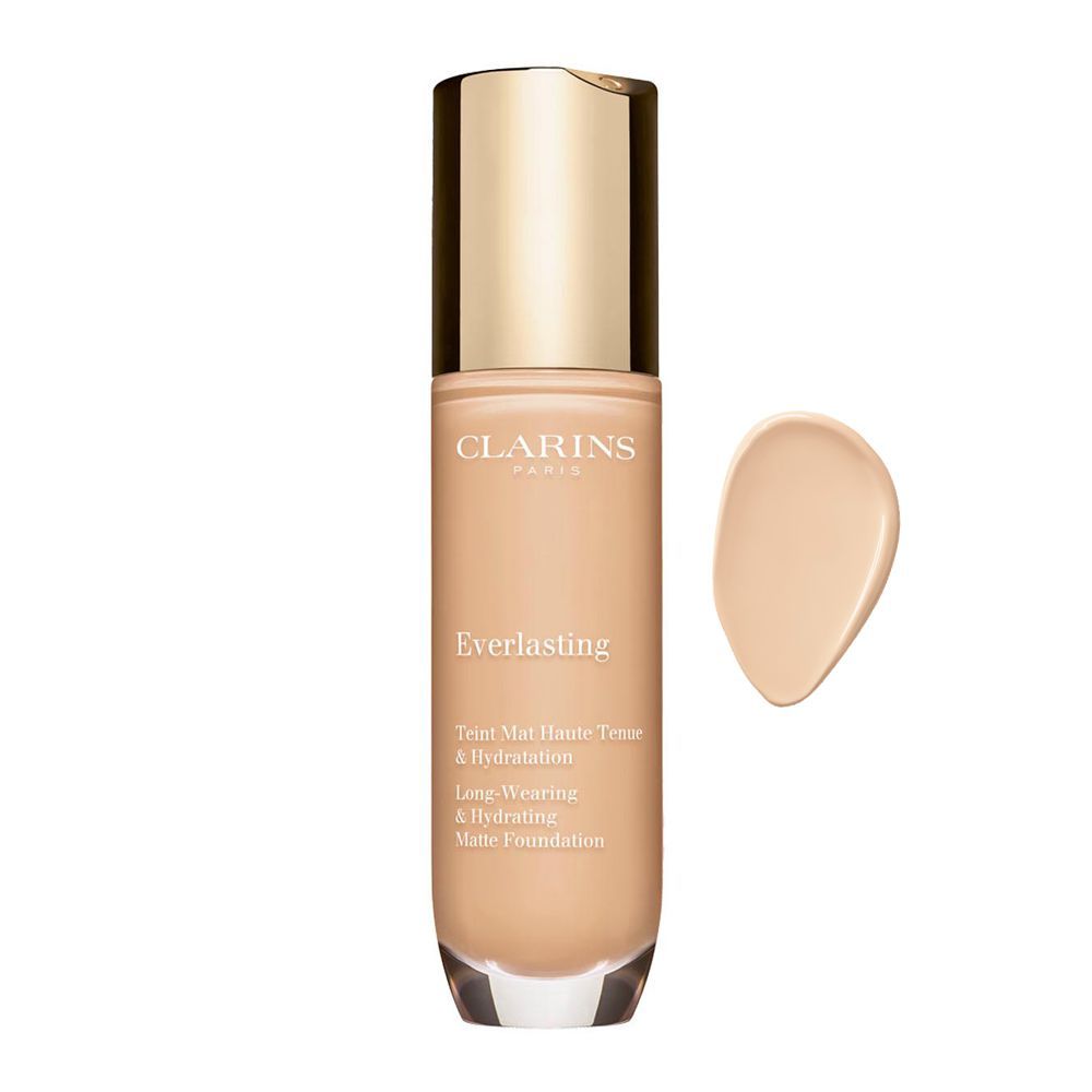 Clarins Paris Everlasting Long-Wearing & Hydrating Matte Foundation, 103N Ivory - Front View