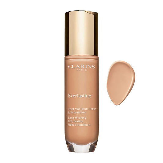 Clarins Paris Everlasting Long-Wearing & Hydrating Matte Foundation, 109C Wheat - Front View