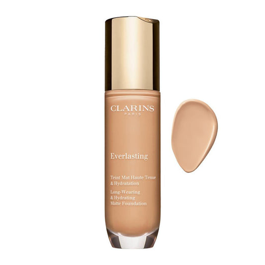 Clarins Paris Everlasting Long-Wearing & Hydrating Matte Foundation, 108W Sand - Front View
