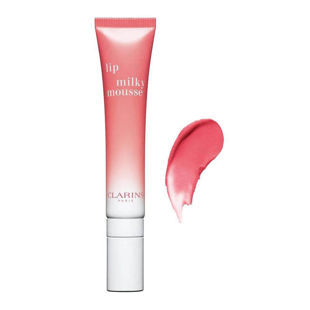 Clarins Paris Lip Milky Mousse, 03 Milky Pink - Front View