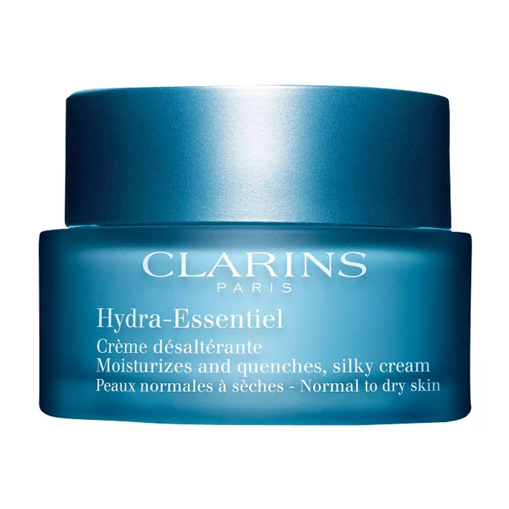 Clarins Paris Hydra-Essentiel. Moisturizes And Quenches, Silky Cream, Normal To Dry Skin, 50ml -  Front View