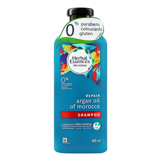 Herbal Essences Bio Renew Repair Argan Oil Of Morocco Shampoo, Paraben Free, 400ml - Front View