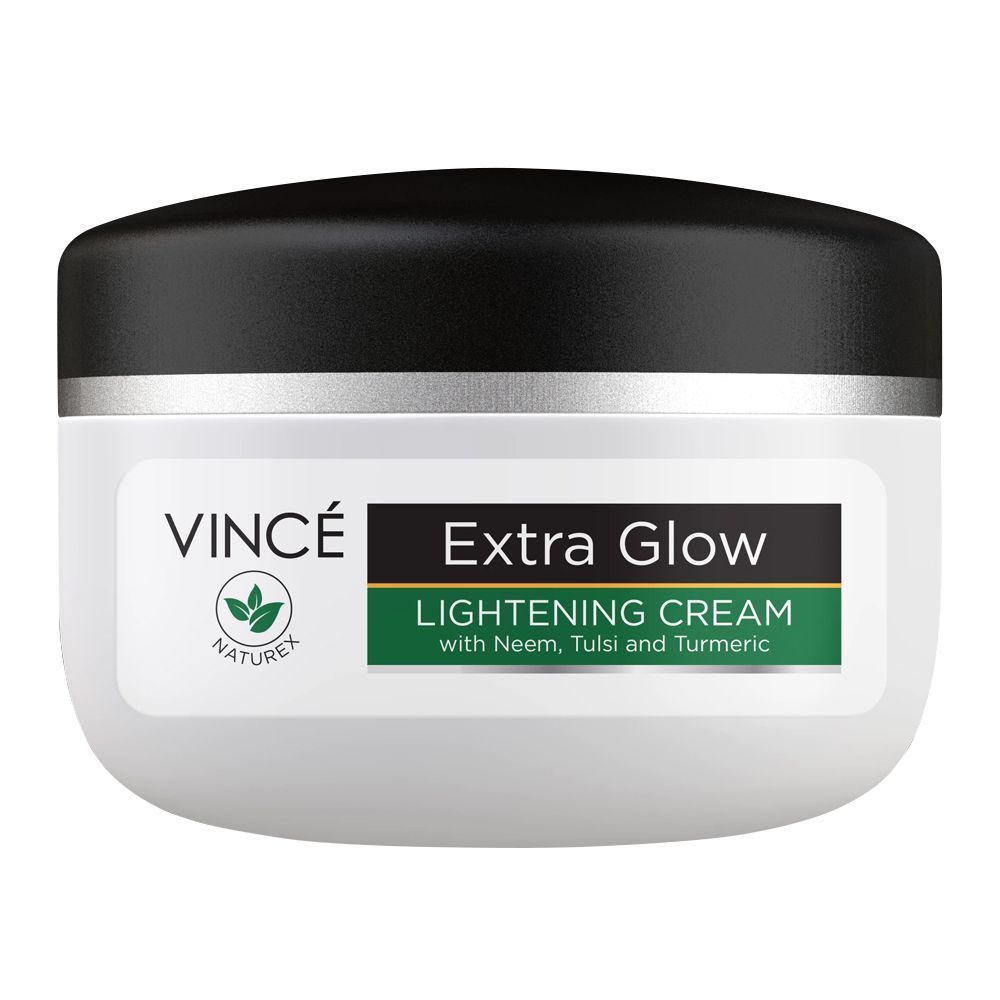 Vince Extra Glow Lightening Cream, With Neem, Tulsi And Turmeric, 40ml -  Front View