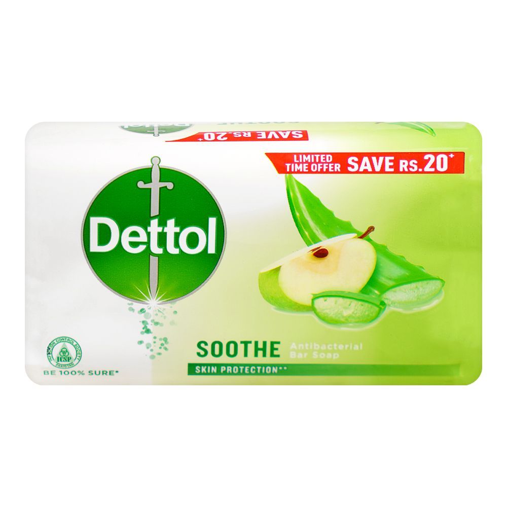 Dettol Soothe Soap, 160g - Front View