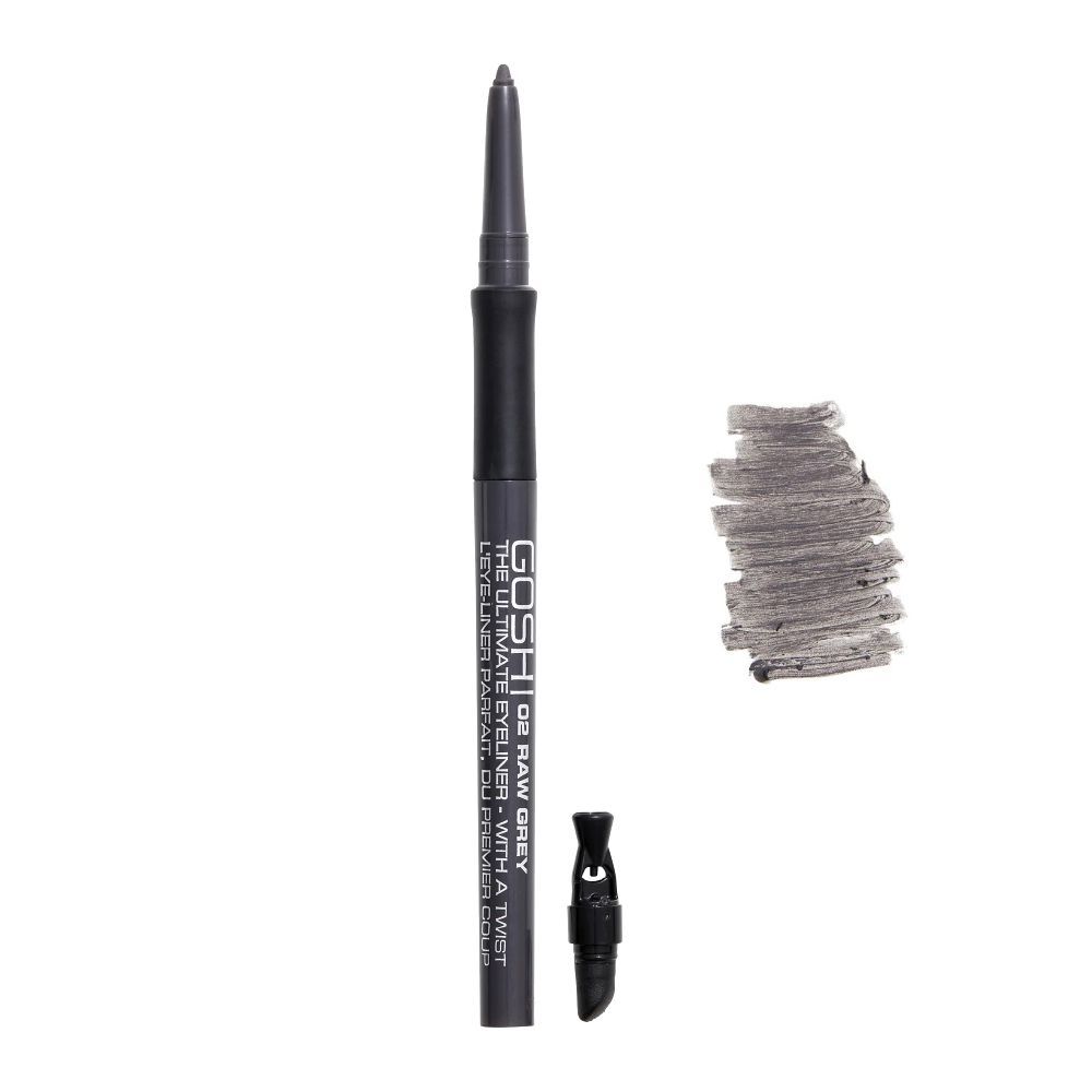 Gosh The Ultimate Eyeliner, 02 Raw Grey - Front View
