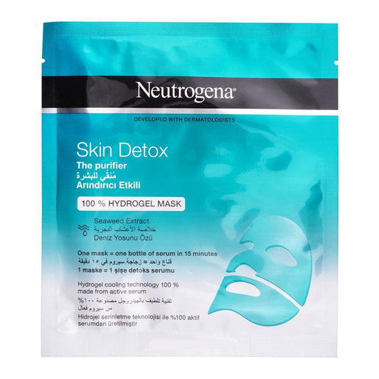 Neutrogena Skin Detox The Purifier, 100% Hydro Gel Mask, 30ml - Front View