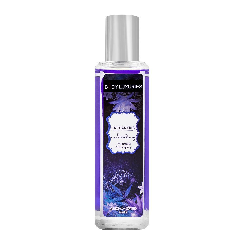 Body Luxuries Enchanting Perfumed Body Spray, For Women, 155ml - Front View
