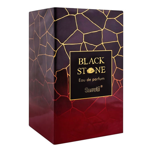 Surrati Black Stone Eau De Parfum, Fragrance For Men, 100ml - Front View
