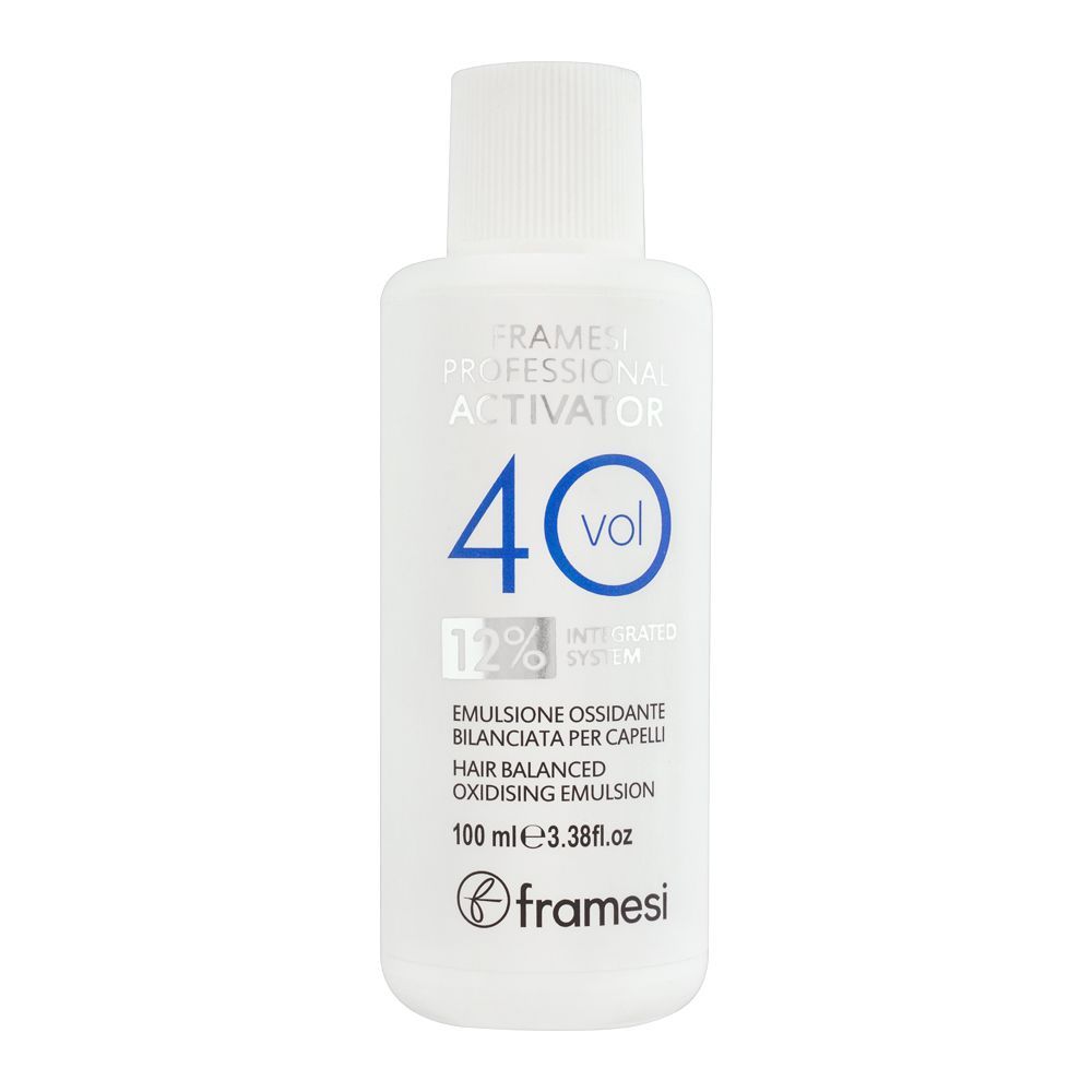 Framesi Professional Activator, 12% 40 Vol, 100ml -  Front View