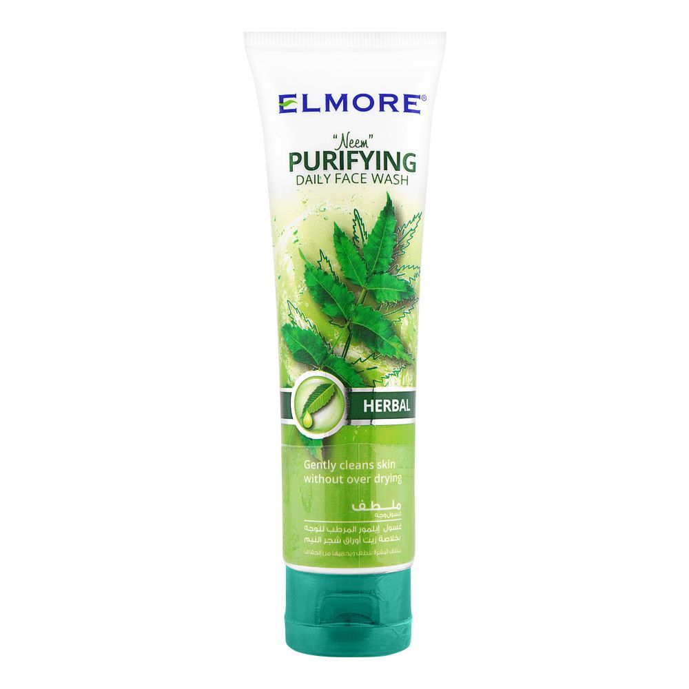 Elmore Herbal Neem Purifying Daily Face Wash, 100ml - Front View