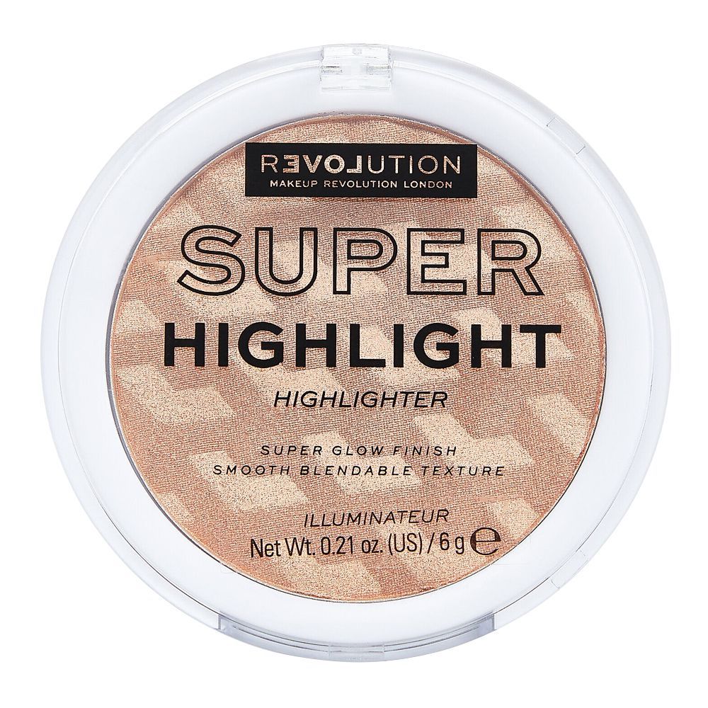 Makeup Revolution Relove Super Highlight Highlighter, Rose - Front View
