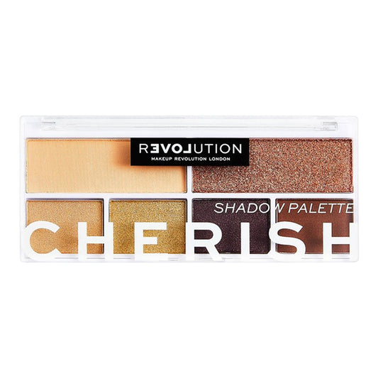 Makeup Revolution Relove Eyeshadow Palette, Cherish - Front View