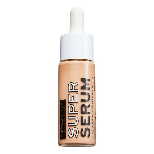 Makeup Revolution Relove Super Serum Hyaluronic Acid Foundation, F6 - Front View