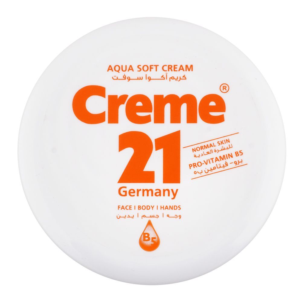 Creme 21 Aqua Soft Cream, Normal Skin, 150ml -  Front View