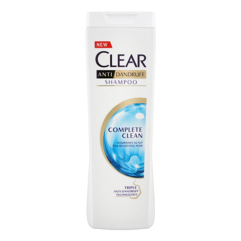 Clear Anti-Dandruff Complete Clean Shampoo, 380ml - Front View
