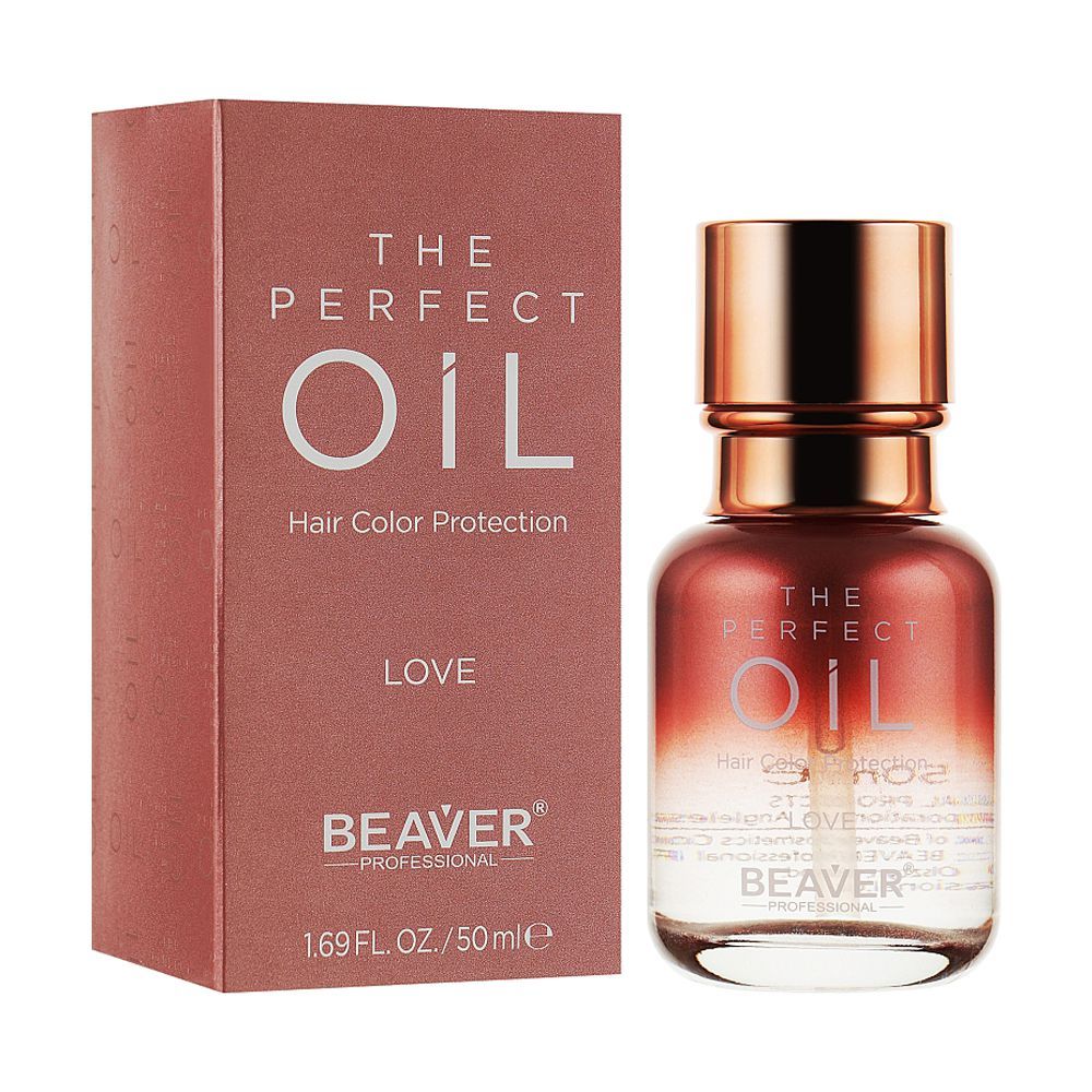 Beaver The Perfect Love Hair Color Protection Oil, 50ml - Front View