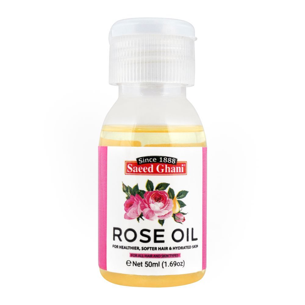 Saeed Ghani Rose Oil, 50ml - Front View